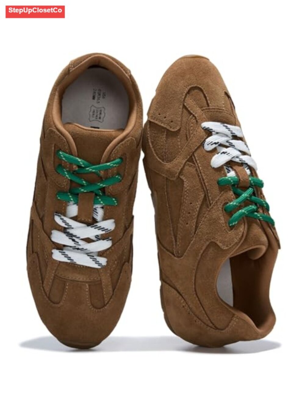 Premium Leather Barefoot Sneakers - Memory Foam Lace-Up Women's Fashion Shoes